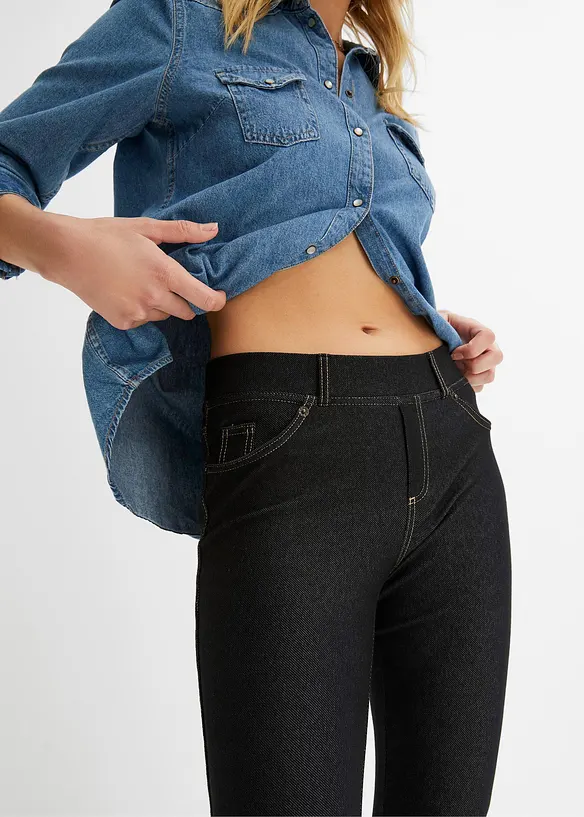 Legging effet jean, bonprix