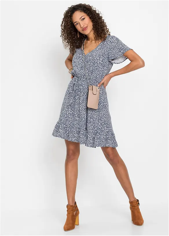 Robe courte en viscose, bonprix