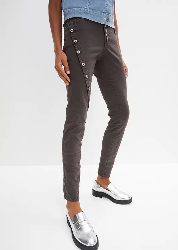 Pantalon en twill de coton extensible, bonprix