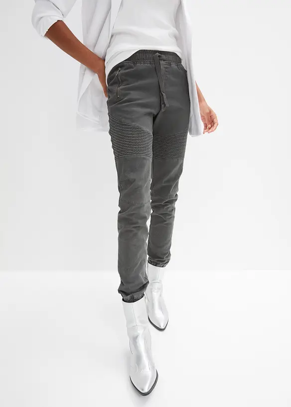 Pantalon esprit motard, bonprix