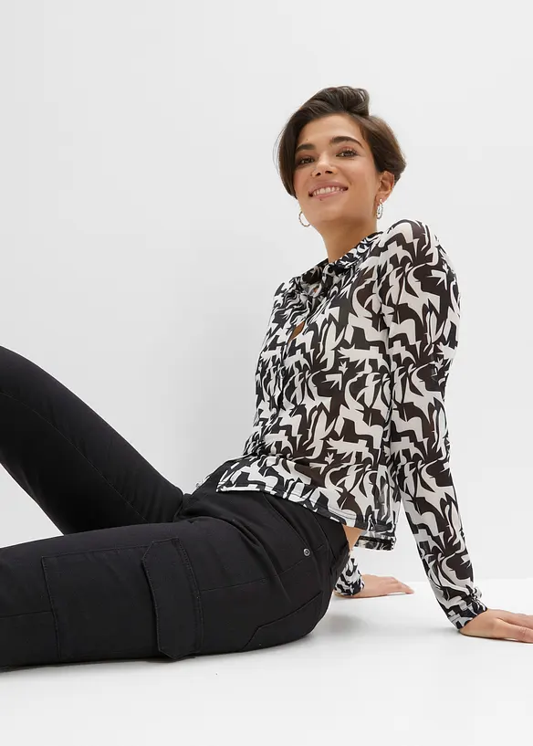 Pantacourt en coton extensible, bonprix