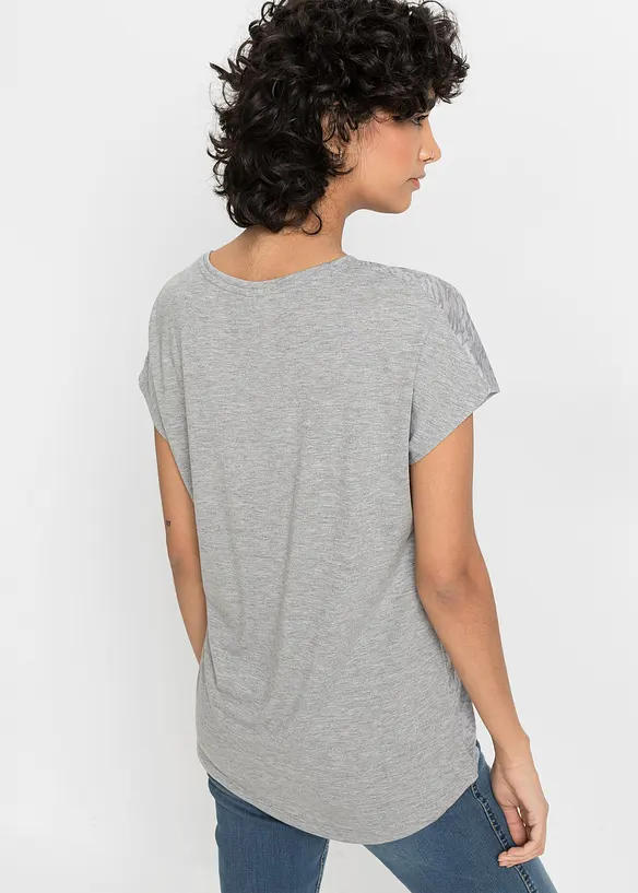 T-shirt à imprimé papillon, bonprix