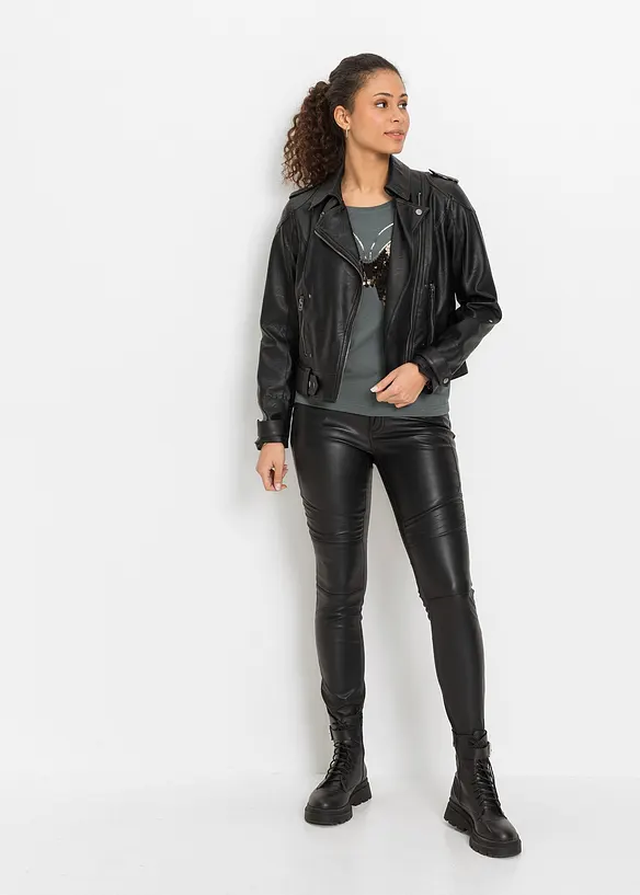 T-shirt à sequins, bonprix