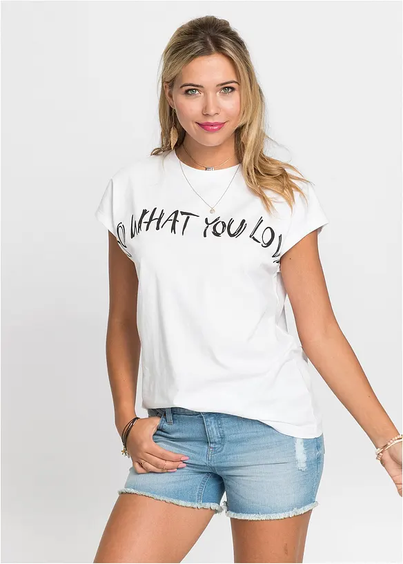 T-shirt oversize 100% coton, bonprix