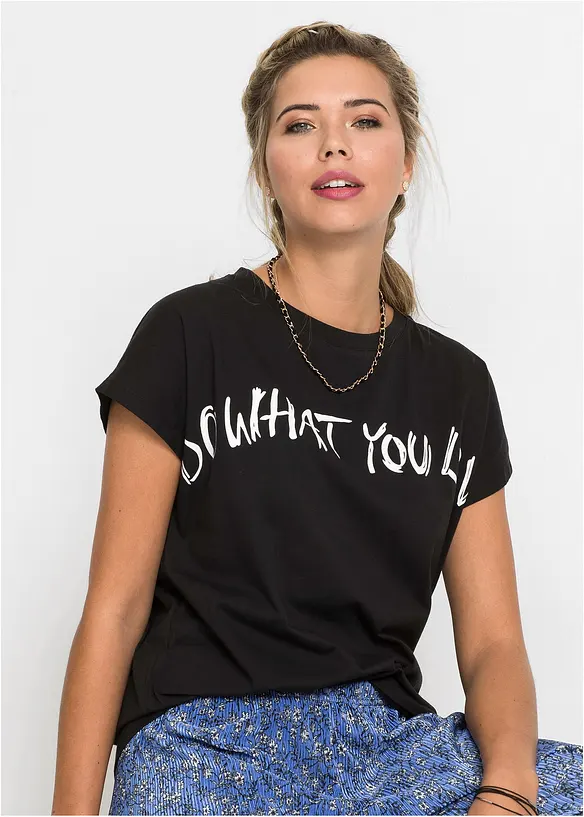 T-shirt oversize 100% coton, bonprix