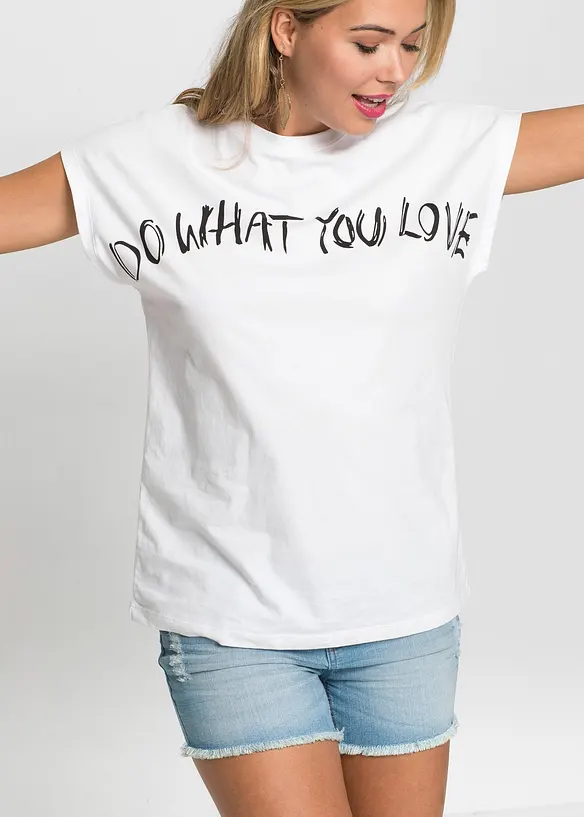 T-shirt oversize 100% coton, bonprix