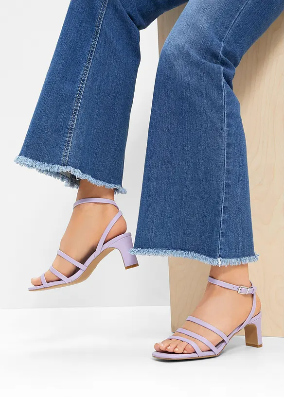 Sandales &agrave; talon, bonprix