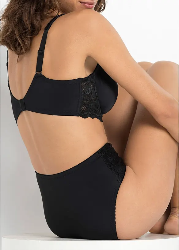 Lot de 2 slips Maxi avec dentelle, bonprix