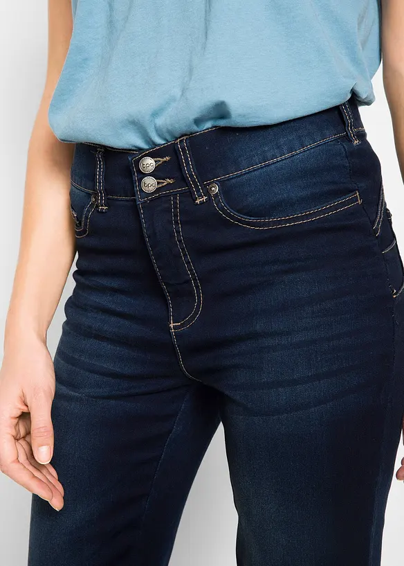 Jean bootcut taille mi-haute, sculptant, bonprix