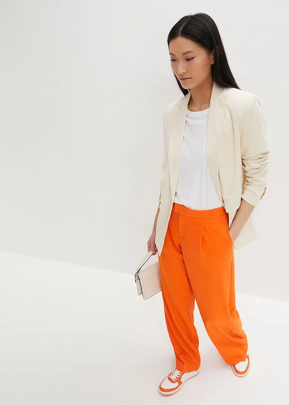 Pantalon large à pinces, bonprix