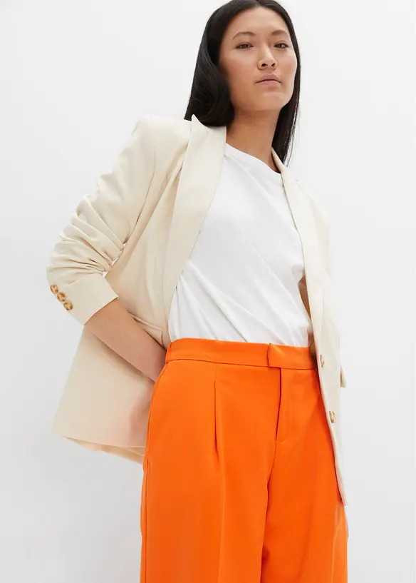 Pantalon large à pinces, bonprix