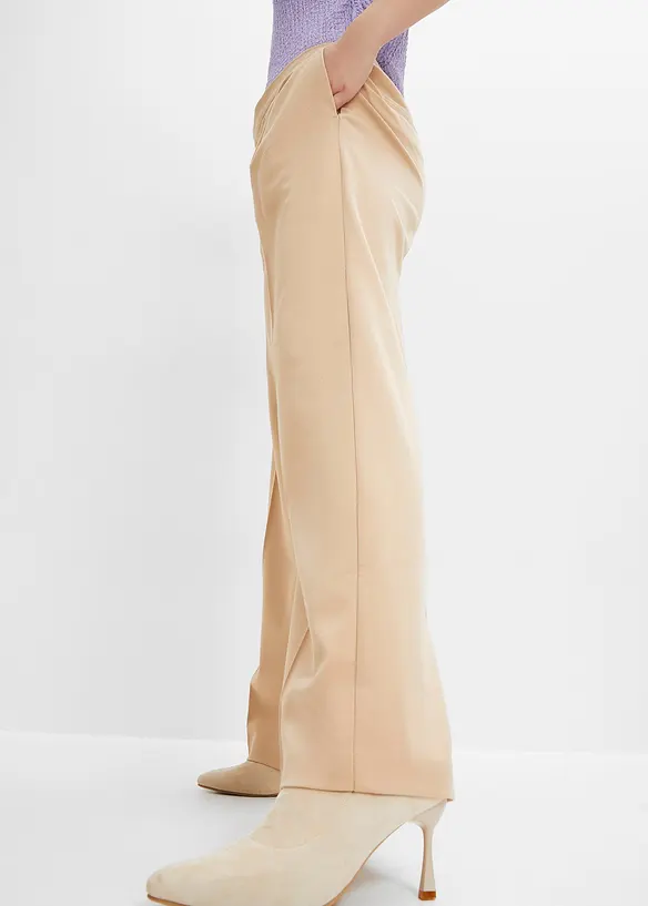 Pantalon large à pinces, bonprix