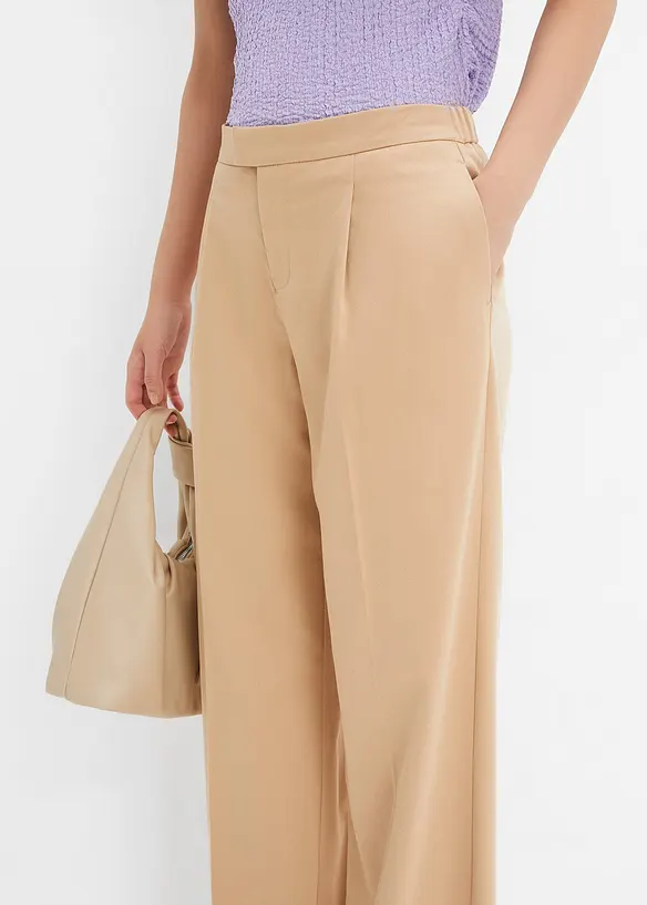 Pantalon large à pinces, bonprix