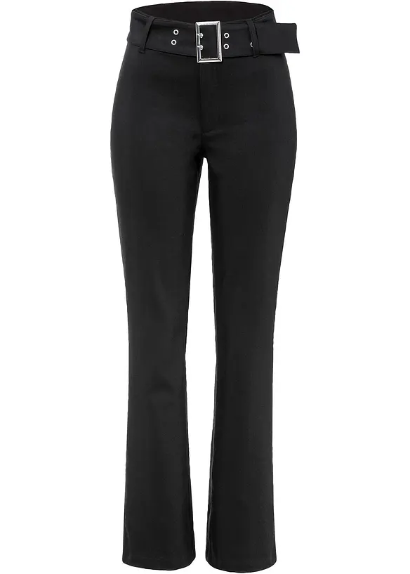 Pantalon extensible avec détail ceinture, bonprix