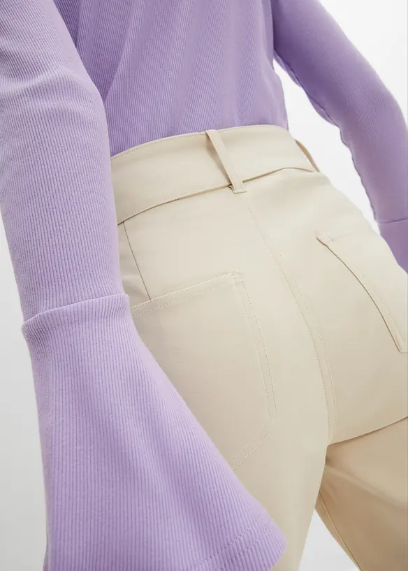 Pantalon extensible avec détail ceinture, bonprix