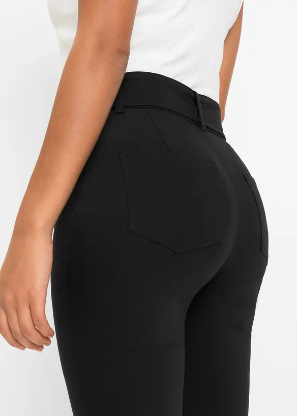 Pantalon extensible avec détail ceinture, bonprix
