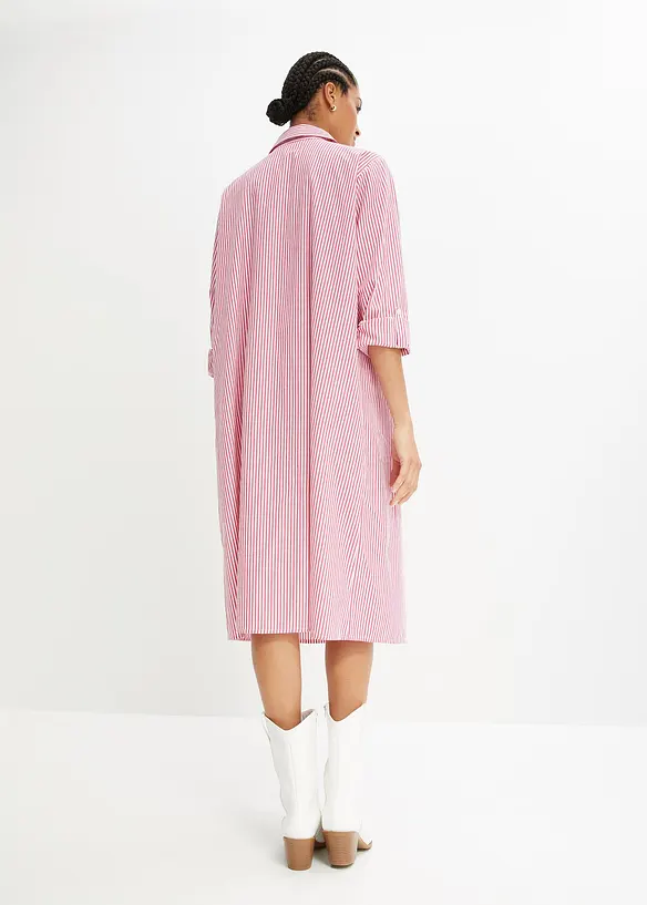 Robe-chemise rayée, bonprix