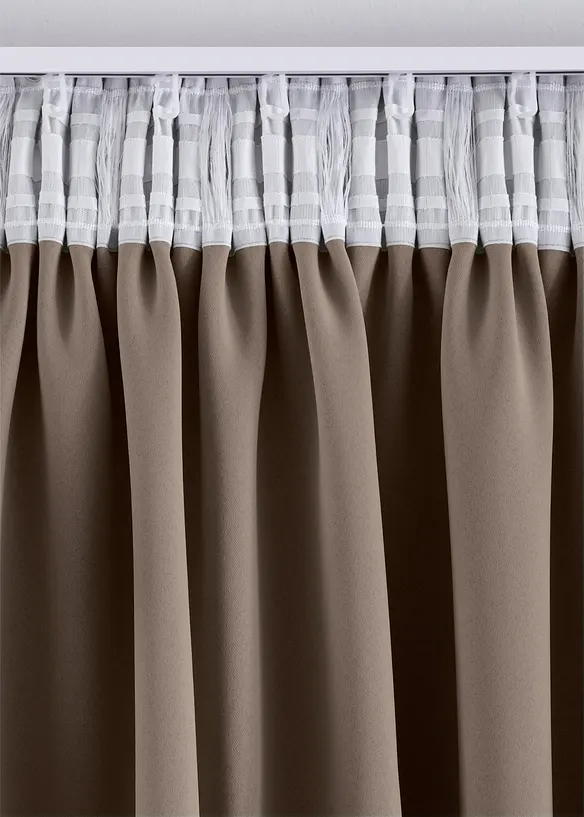 Rideau obscurcissant (1 pce), taille normale et XXL, bonprix