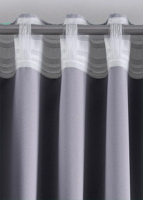 Rideau obscurcissant (1 pce), taille normale et XXL, bonprix