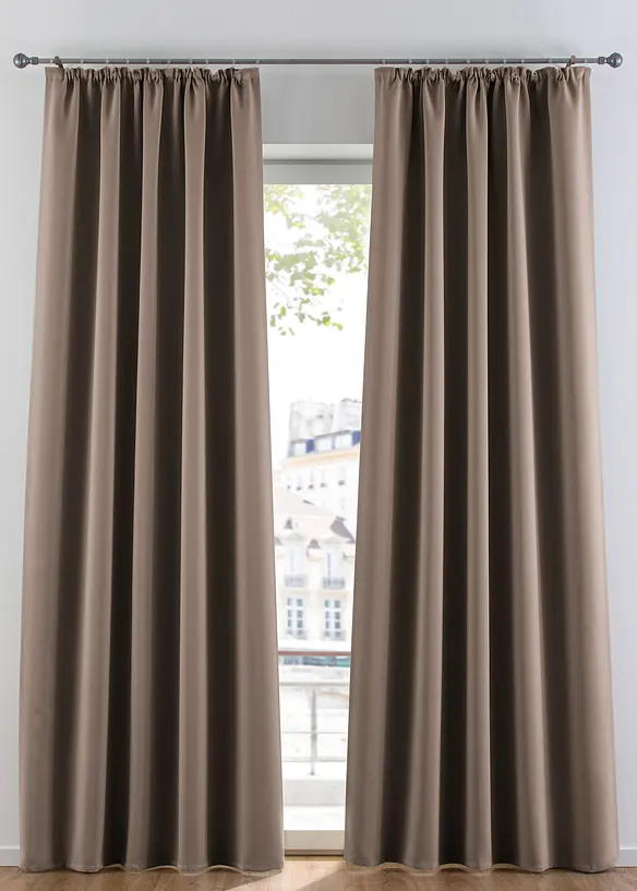 Rideau obscurcissant (1 pce), taille normale et XXL, bonprix