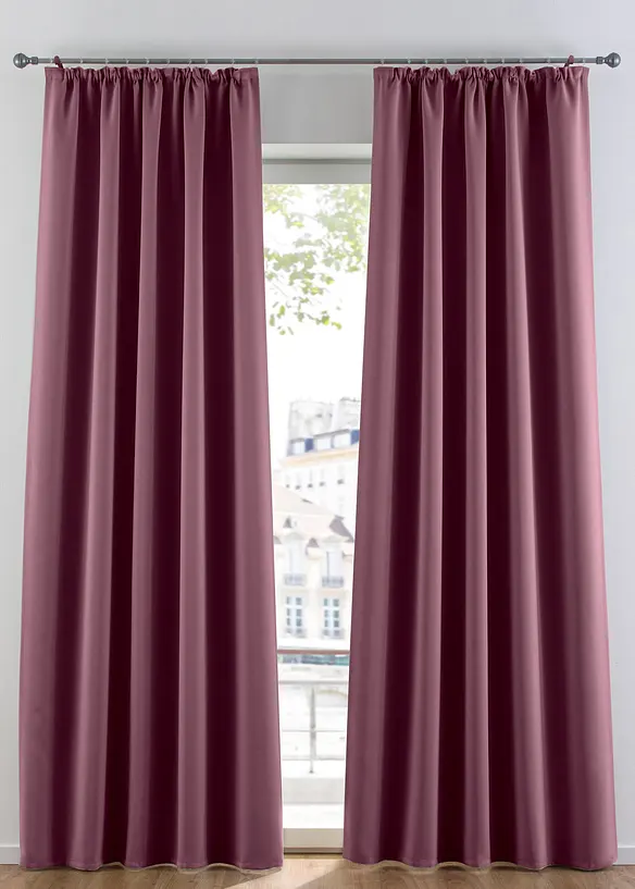 Rideau obscurcissant (1 pce), taille normale et XXL, bonprix