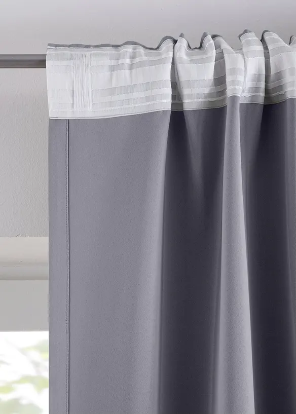 Rideau obscurcissant (1 pce), taille normale et XXL, bonprix