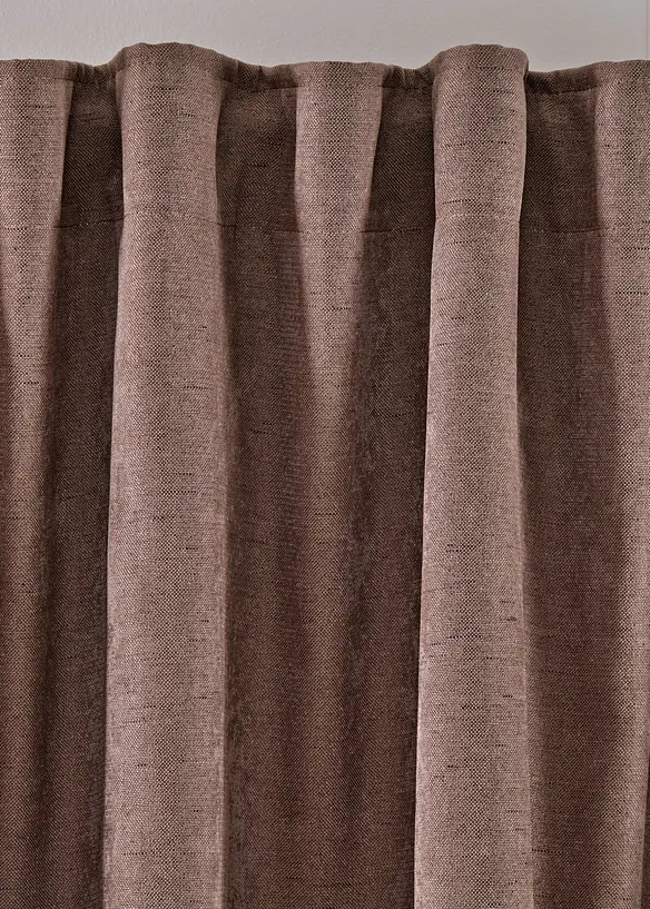 Rideaux occultants textur&eacute;s (2 pces), bonprix