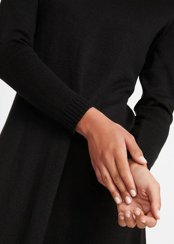 Robe évasée en maille, bonprix