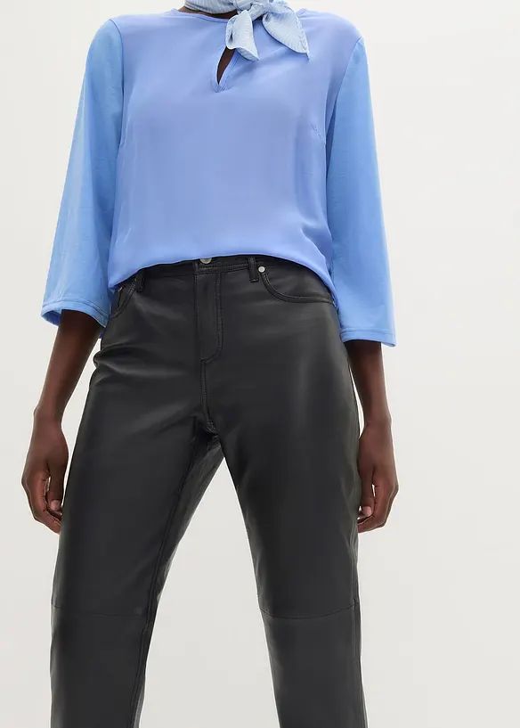 Pantalon en cuir nappa d’agneau, bonprix