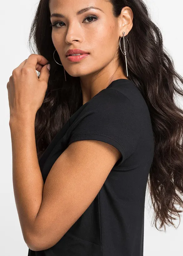 T-shirt en viscose extensible, bonprix