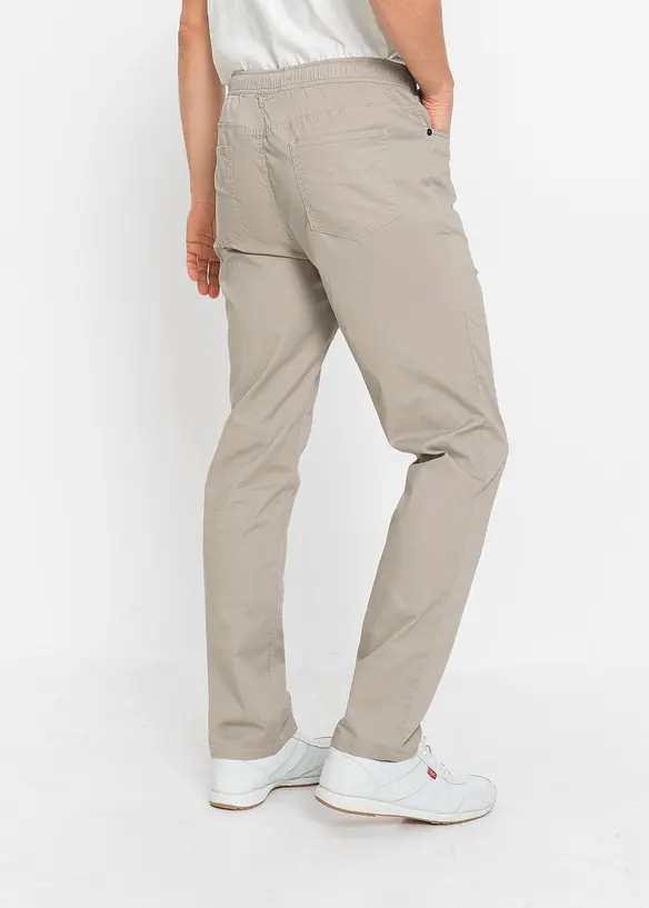 Pantalon jogger droit et extensible, regular, bonprix