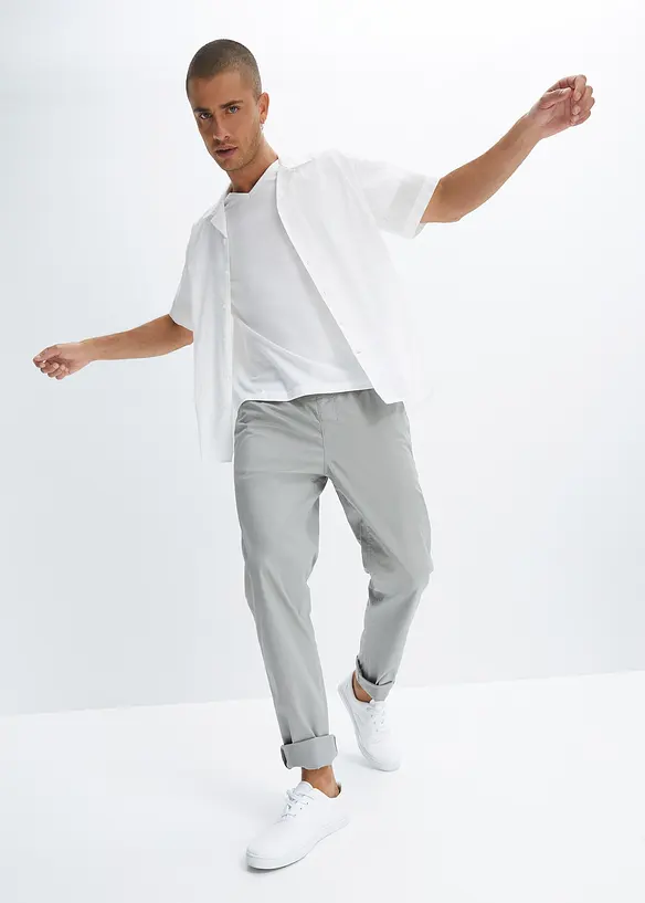 Pantalon jogger droit et extensible, regular, bonprix