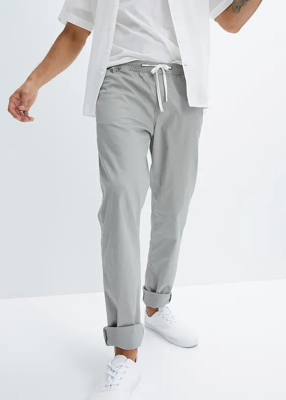 Pantalon jogger droit et extensible, regular, bonprix