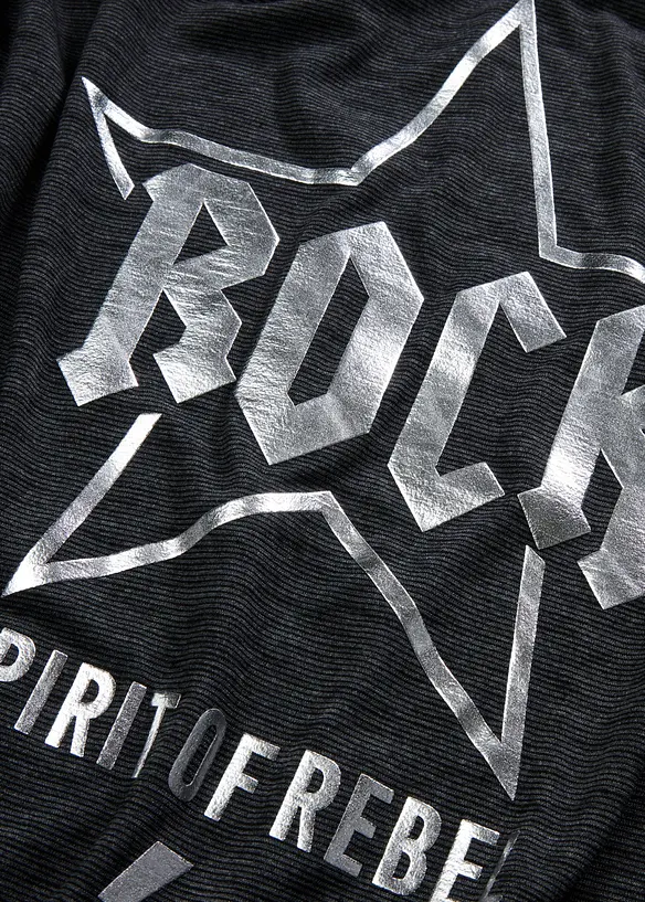 T-shirt long en viscose mélangée, bonprix