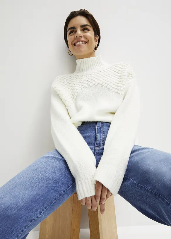 Pull structur&eacute;, bonprix