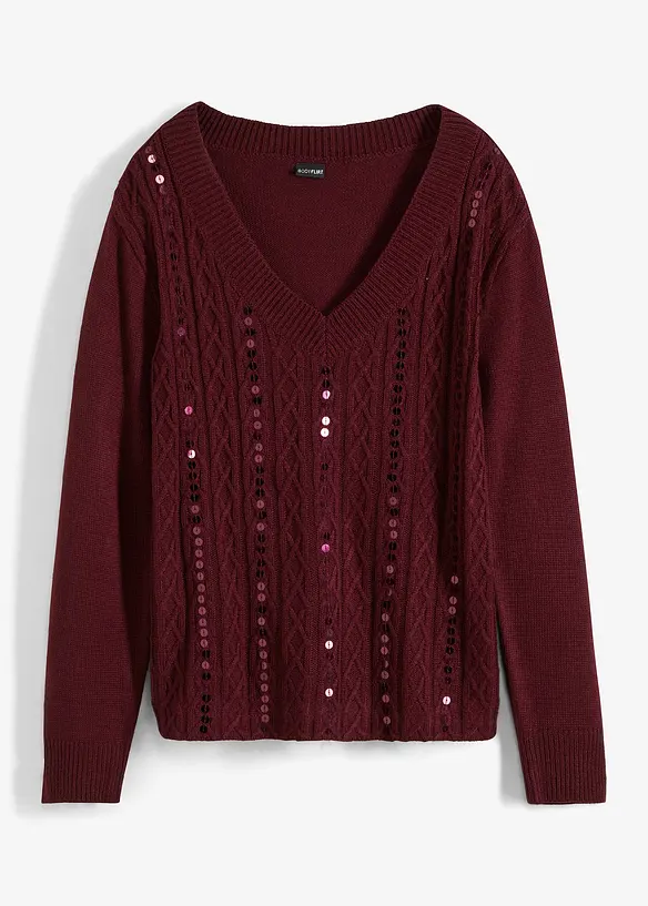 Pull &agrave; sequins, bonprix