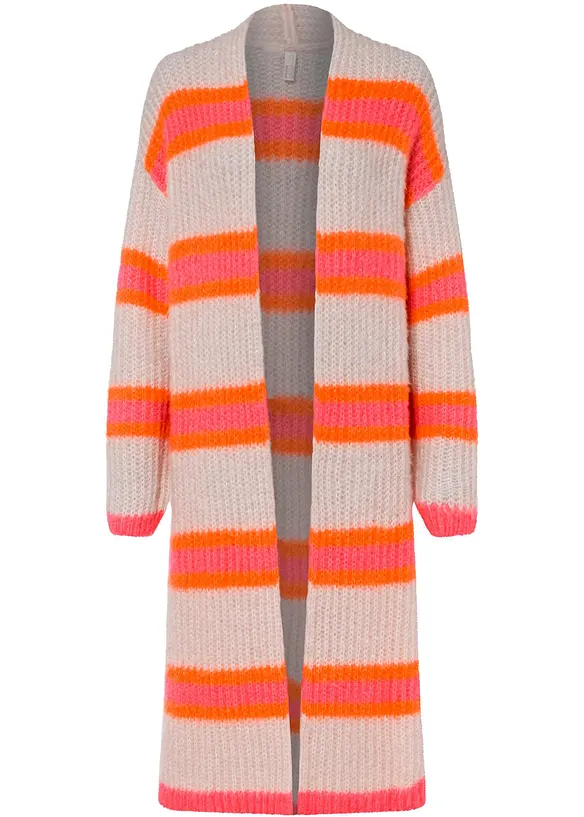 Long gilet en maille oversize, bonprix