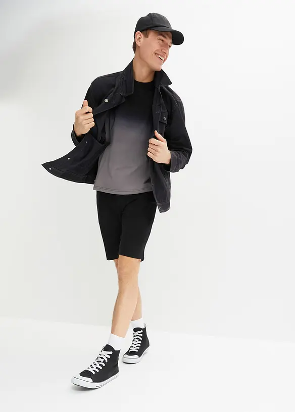 T-shirt et bermuda en molleton 100% coton (ens. 2 pces), bonprix