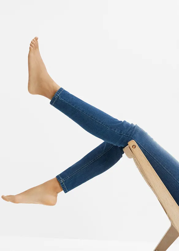 Jean skinny taille mi-haute, extensible, bonprix