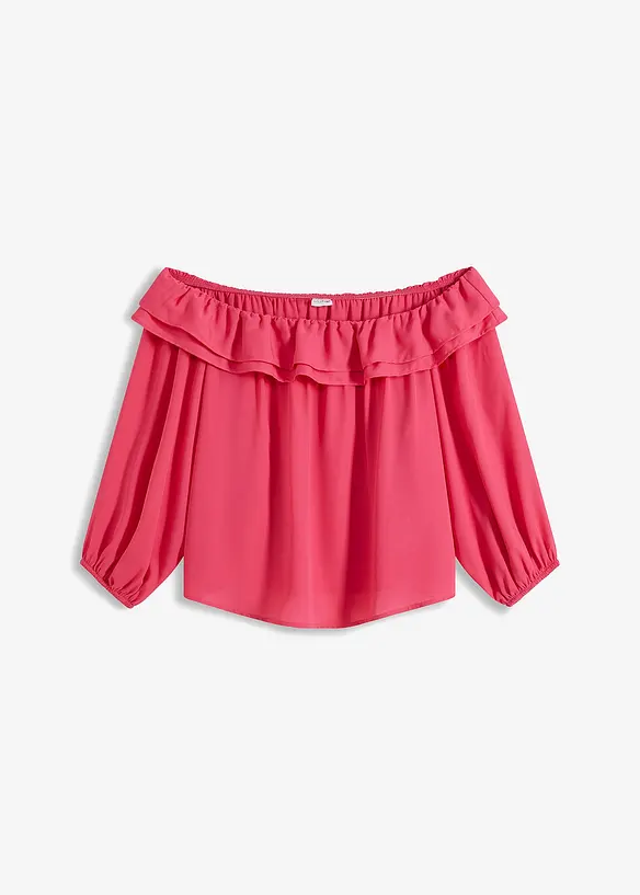 Blouse Carmen en polyester, bonprix