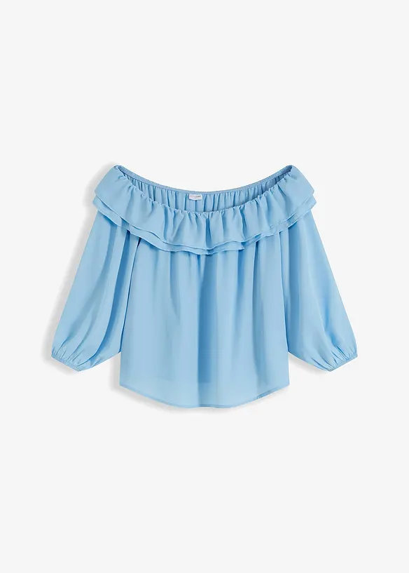 Blouse Carmen en polyester, bonprix