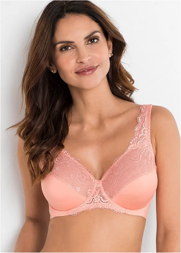 Lot de 2 soutiens-gorge &agrave; armatures et dentelle, bonprix