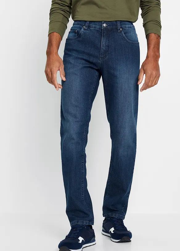Jean slim extensible et léger, droit, bonprix