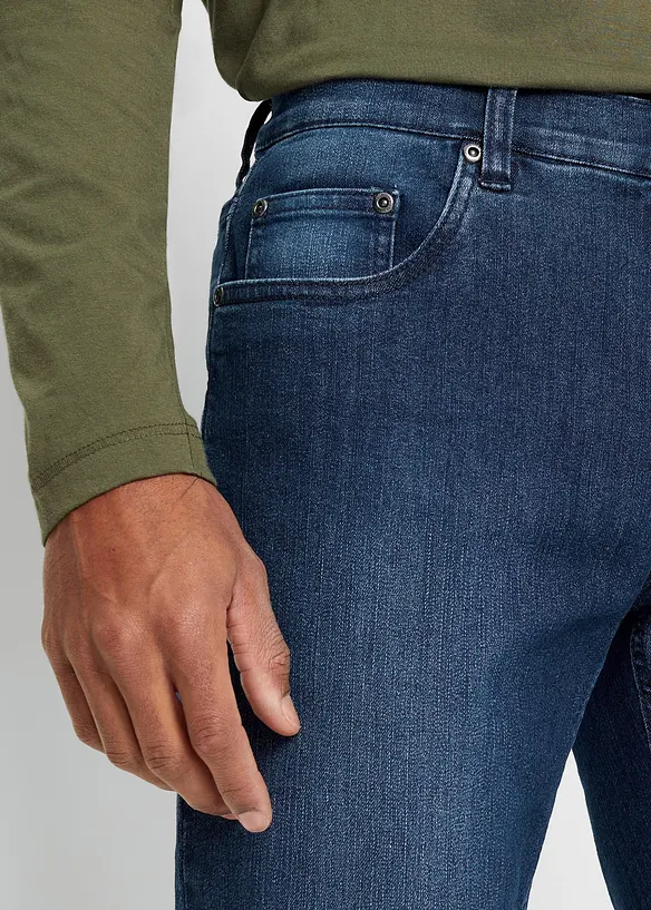 Jean slim extensible et léger, droit, bonprix