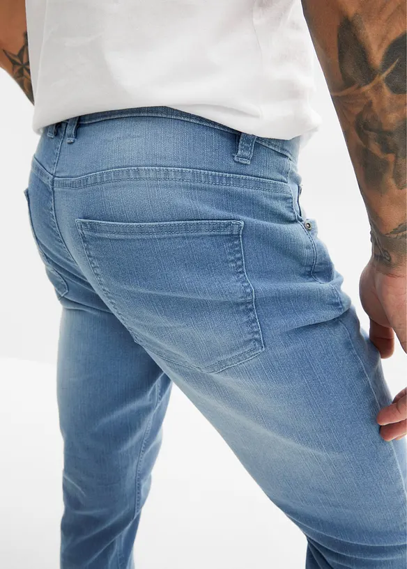 Jean slim extensible et léger, droit, bonprix