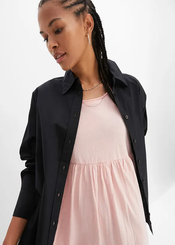 Robe midi 100% coton, bonprix