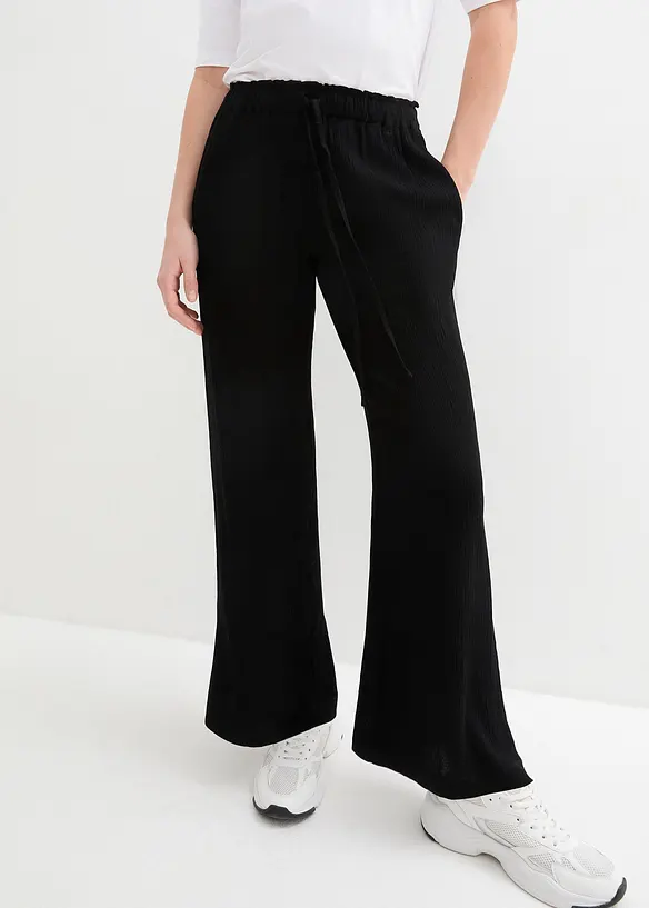 Pantalon palazzo 100% viscose, bonprix
