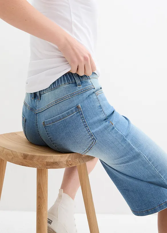 Jean Straight, taille haute, extensible, bonprix