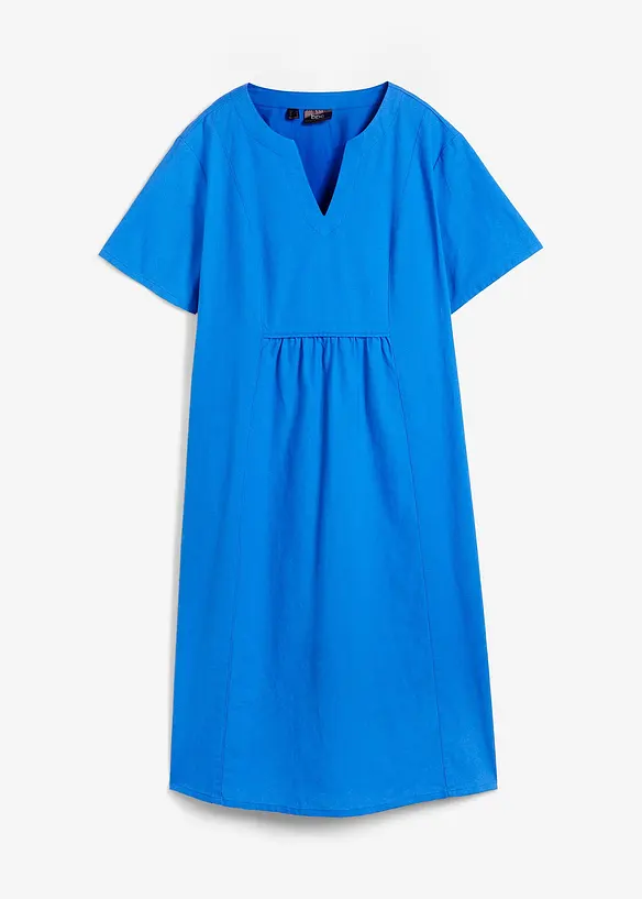 Robe-tunique à poches en lin et coton, bonprix