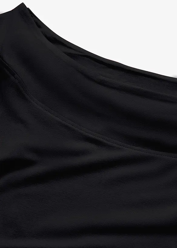 T-shirt encolure Bardot en viscose extensible, bonprix